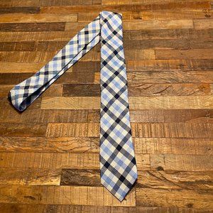 NORDSTROM KIDS l Boys Navy and Light Blue Plaid Tie